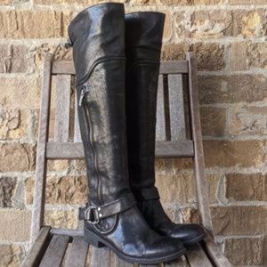 Miss Sixty Leighton Black Riding Boots Euro Size38